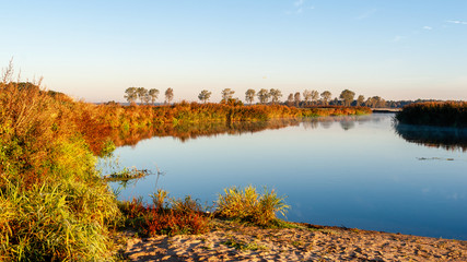 Jesienny poranek z przymrozkiem i szronem, Polska, Podlasie © podlaski49