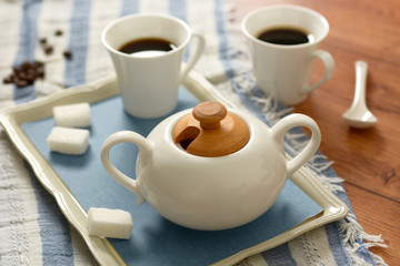 cup of italian espresso - italian morning breakfast