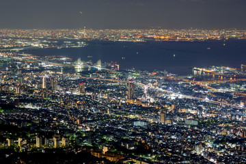 Fototapeta na wymiar 神戸夜景