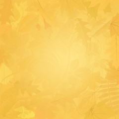 background with autumnl leaves