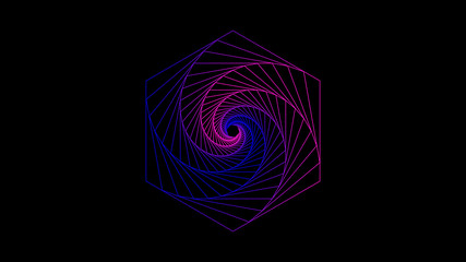 Spiral vector background 