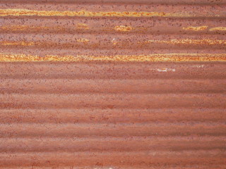 old rusty metal wall background
