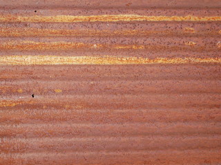 old rusty metal wall background