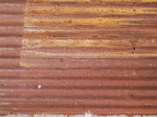 rusty zinc roof texture