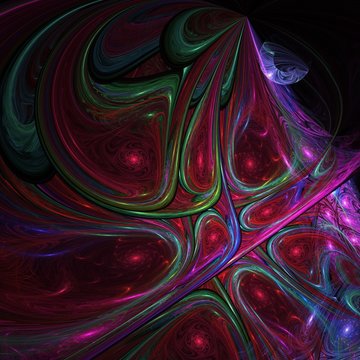 Melting Glass Crayons Fractal Background Wallpaper