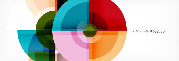 Circle abstract background