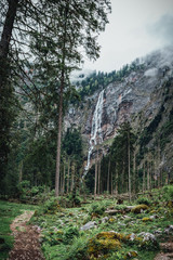 Waterfall in the Alps