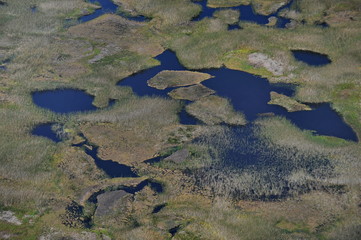 Chile. Easter Island. Caldera volcano.