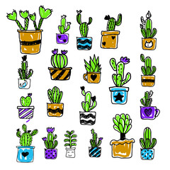 cactus vector collection design