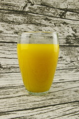 Verre de jus d'orange