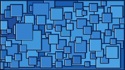 Squares in various shades of blue background with effect - Illustration, 
Abstract 3d Square Background, 
Blue squares background