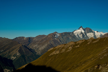 Der höchste Berg Österreichs, Grossglockner, in den hohen Tauern