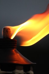 the flame
