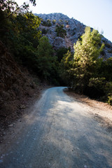 Fototapeta na wymiar mountain path in Turkey