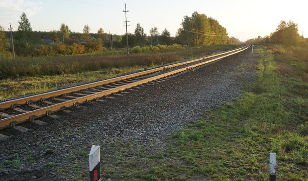 railway in the field