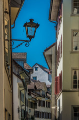 Fototapeta na wymiar The old city of Rapperswil, Sankt Gallen, Switzerland