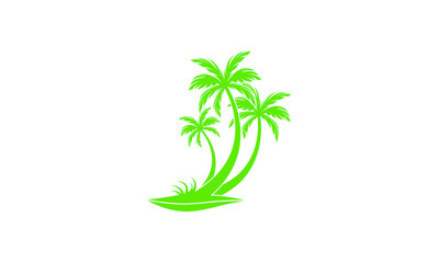 Palm tree logo design