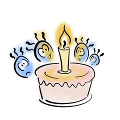 Microbes are going to eat a cake