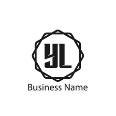 Initial Letter YL Logo Template Design