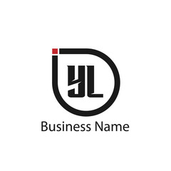 Initial Letter YL Logo Template Design