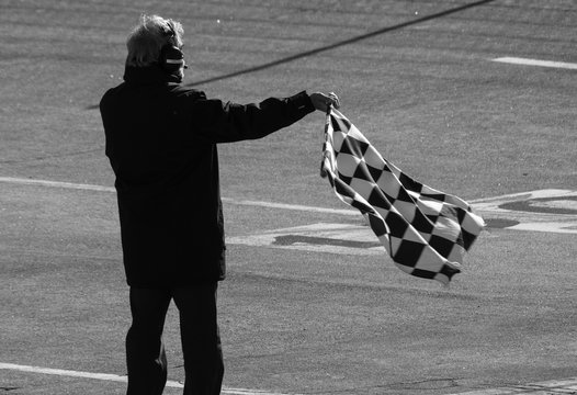 Drapeau &agrave; damier