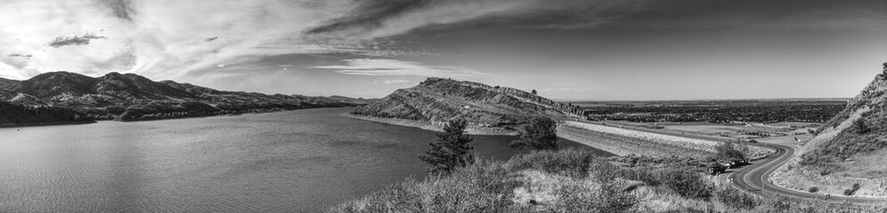 Horsetooth Reservoir and Fort Collins