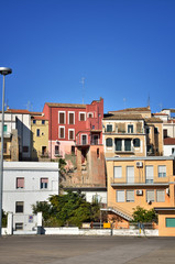 Naklejka premium Termoli is a little town in the south of Italy with a charming medieval downtown
