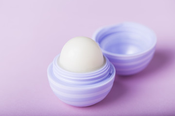 Lip balm. Lip care concept
