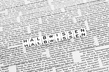 Halbwissen