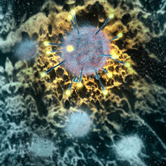 Virus, codice genetico, batteri e microrganismi visti al microscopio. Nuovi virus. Malattie contagiose, propagazione infezione