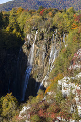 Plitvice lakes, national park in Croatia - autumn edition
