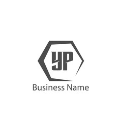 Initial Letter YP Logo Template Design