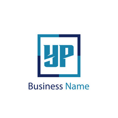 Obraz premium Initial Letter YP Logo Template Design