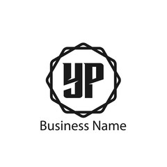 Initial Letter YP Logo Template Design