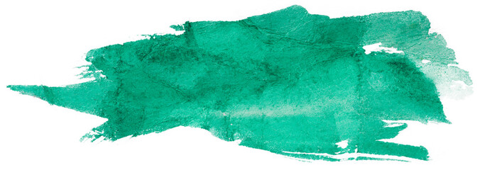 green emerald watercolor stain