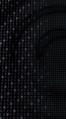 Ethereum classic and currency on a dark background. Digital crypto symbol. Currency wave effect, market fluctuations. Business concept. 3D illustration