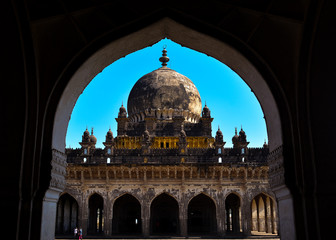 ibrahim rauza tomb in bijapur karnataka india