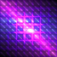 Purple Blue Fractal Pattern