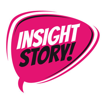 insight story retro speech balloon