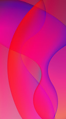 Abstract gradient hot tone color from curve.