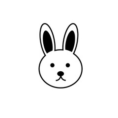 rabbit icon. vector illustration