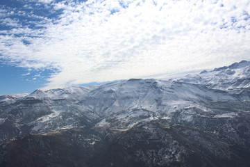Fototapeta premium aerial view of mountains