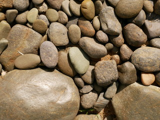 stones on the beach