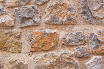 Stone background texture. Background wall made of stone.