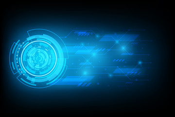 abstract futuristic circuit technology background.vector and illustration