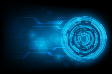 abstract futuristic circuit technology background.vector and illustration