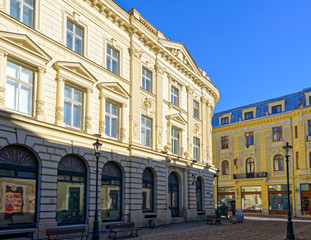 Fototapeta na wymiar Fassade in Bukarester Altstadt