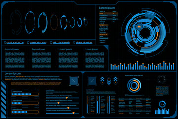 Futuristic abstract background .Future theme concept background.Data dashboard,Graph,Panel digital concept.vector and illustration