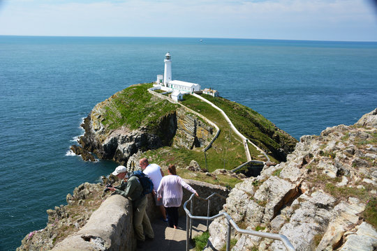 400 steps to South Stack lighthouse on Anglesey