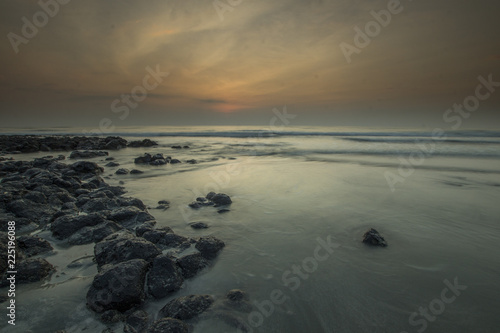 Glorious Morning Sunrise At Pantai Batu Hitam Batu Hitam